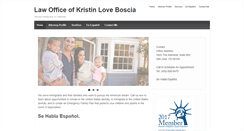 Desktop Screenshot of boscialaw.com
